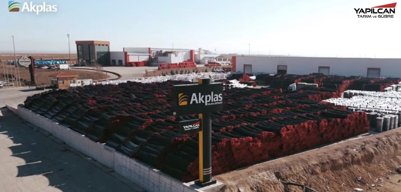 AKPLAS fabrika ve ürün stok sahası