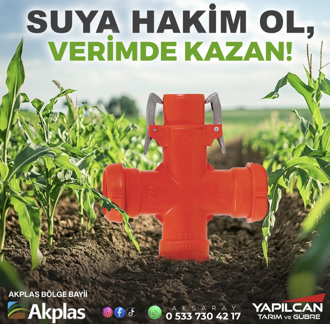 AKPLAS sulama vanası